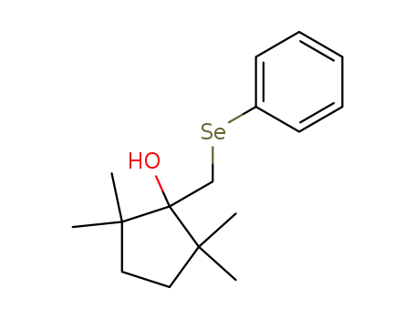 2,2,5,5-tetramethyl-1-(phenylselenomethyl)cyclopentanol