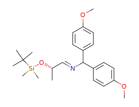 [Bis-(4-methoxy-phenyl)-methyl]-[(S)-2-(tert-butyl-dimethyl-silanyloxy)-prop-(E)-ylidene]-amine