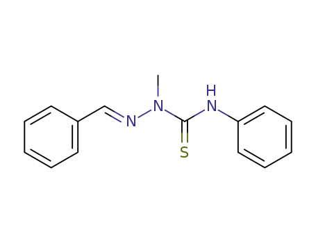 Hydrazinecarbothioamide, 1-methyl-N-phenyl-2-(phenylmethylene)-