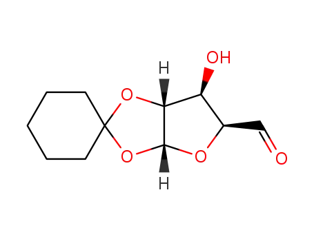 Molecular Structure of 15356-27-1 (1,2-O-CYCLOHEXYLIDENE-ALPHA-D-XYLOPENTODIALDO-1,4-FURANOSE)