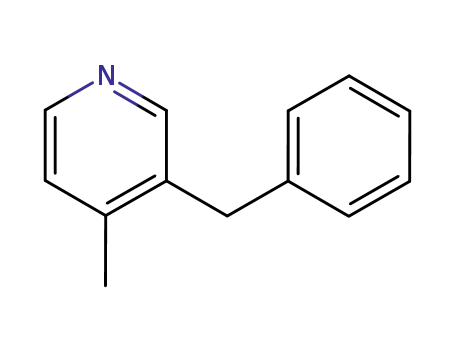 Molecular Structure of 5191-55-9 (Pyridine, 4-methyl-3-(phenylmethyl)-)