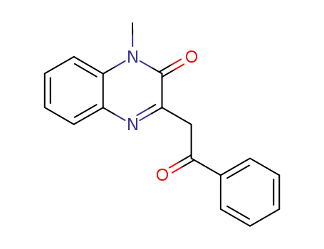 2(1H)-Quinoxalinone, 1-methyl-3-(2-oxo-2-phenylethyl)-