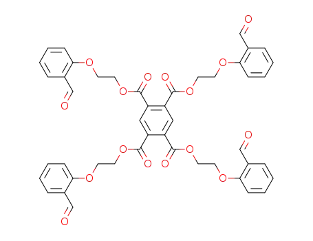 Molecular Structure of 55022-79-2 (1,2,4,5-tetrakis<2-(2-formylphenoxy)ethyl)>benzenetetracarboxylate)