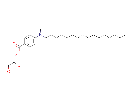4-(Hexadecyl-methyl-amino)-benzoic acid 2,3-dihydroxy-propyl ester