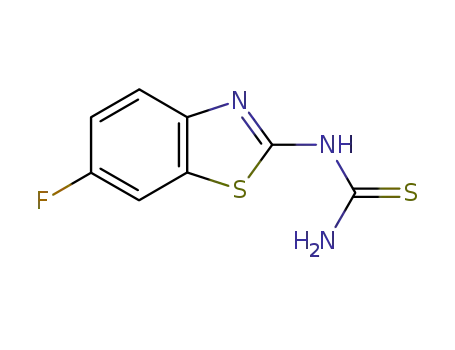 Molecular Structure of 89402-74-4 (Thiourea, (6-fluoro-2-benzothiazolyl)-)