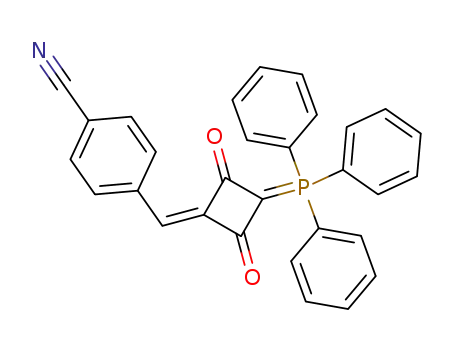 2-<p-Cyanbenzyliden>-4-triphenyl-phosphoranyliden-cyclobutandion-(1,3)