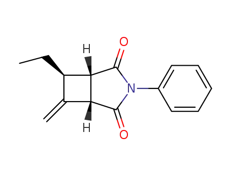 (1S,5S,6S)-6-Ethyl-7-methylene-3-phenyl-3-aza-bicyclo[3.2.0]heptane-2,4-dione