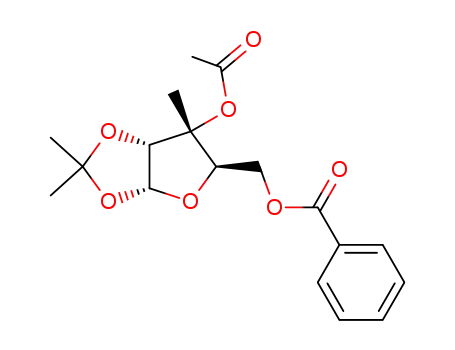 3-O-acetyl-5-O-benzoyl-1,2-O-isopropylidene-3-C-methyl-α-D-ribofuranose