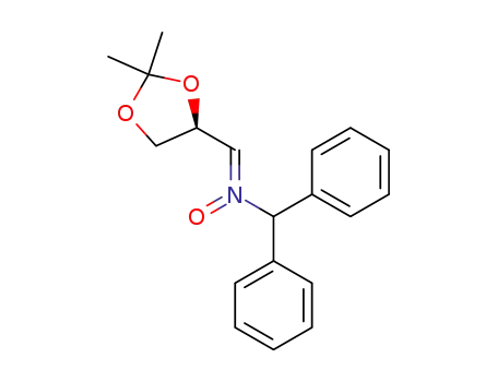 N-<<(4S)-2,2-dimethyl-1,3-dioxolan-4-yl>methylene>benzhydrylamine N-oxide