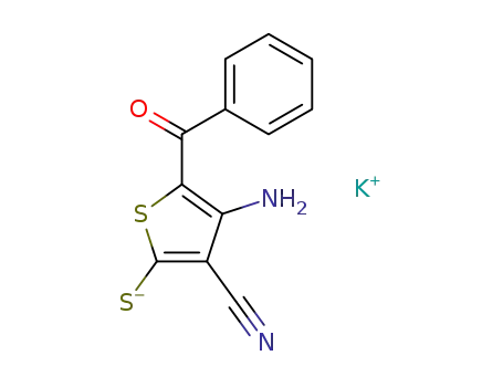 Kalium-3-amino-2-benzoyl-4-cyan-thiophen-5-thiolat