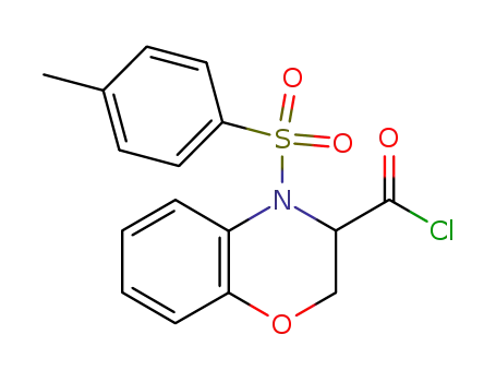 4-(toluene-4-sulfonyl)-3,4-dihydro-2<i>H</i>-benzo[1,4]oxazine-3-carbonyl chloride