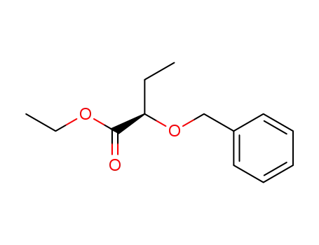 Molecular Structure of 110351-29-6 (Butanoic acid, 2-(phenylmethoxy)-, ethyl ester, (S)-)