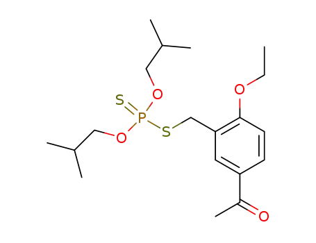 O,O-diisobutyl-S-(3-acetyl-6-ethoxybenzyl)phosphorodithioate