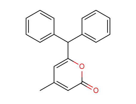 6-Benzhydryl-4-methyl-pyran-2-one