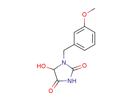 5-Hydroxy-1-[(3-methoxyphenyl)methyl]imidazolidine-2,4-dione