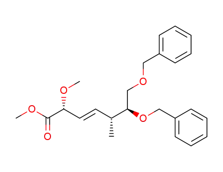 (E)-(2R,5R,6S)-6,7-Bis-benzyloxy-2-methoxy-5-methyl-hept-3-enoic acid methyl ester