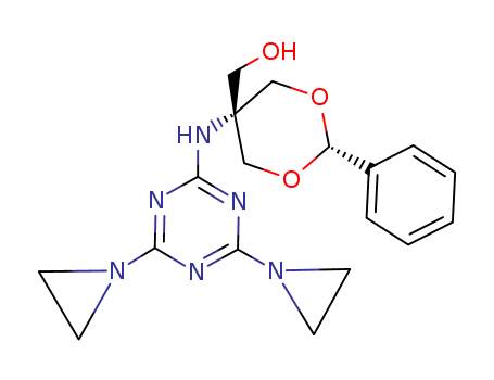 [5-[[4,6-bis(aziridin-1-yl)-1,3,5-triazin-2-yl]amino]-2-phenyl-1,3-dioxan-5-yl]methanol