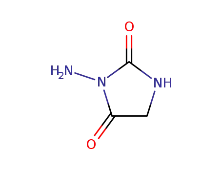 Molecular Structure of 19279-78-8 (2,4-Imidazolidinedione, 3-amino-)
