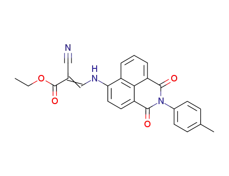 ethyl β-N-(p-tolyl)naphthalimide-4-amino-α(cyano)acrylate