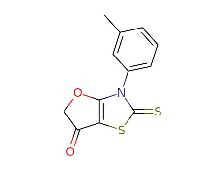 2-Thioxo-3-m-tolyl-2,3-dihydro-furo[2,3-d]thiazol-6-one