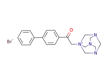 1-[2-([1,1'-Biphenyl]-4-yl)-2-oxoethyl]-1,3,5,7-tetraazatricyclo[3.3.1.1~3,7~]decan-1-ium bromide