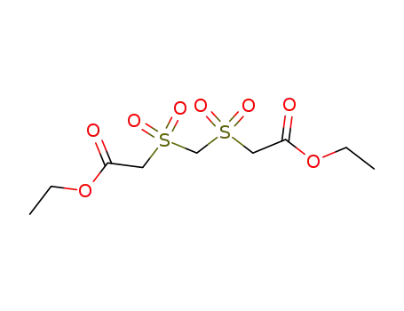 Molecular Structure of 27230-18-8 (Acetic acid,2,2'-[methylenebis(sulfonyl)]bis-, diethyl ester (9CI))
