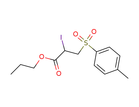 Propanoic acid, 2-iodo-3-[(4-methylphenyl)sulfonyl]-, propyl ester
