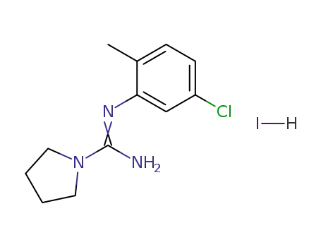 N-(5-Chloro-2-methyl-phenyl)-pyrrolidine-1-carboxamidine; hydriodide
