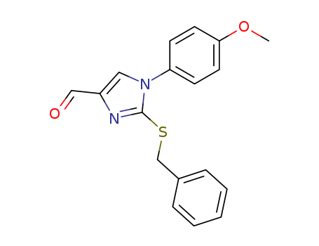 1H-Imidazole-4-carboxaldehyde, 1-(4-methoxyphenyl)-2-[(phenylmethyl)thio]-