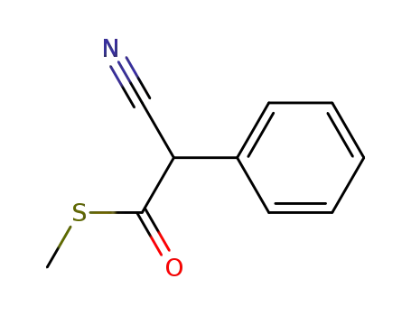 S-methyl cyano(phenyl)thioacetate