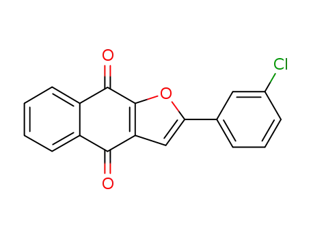 2-(3'-chlorophenyl)naphtho<2,3-b>furan-4,9-dione