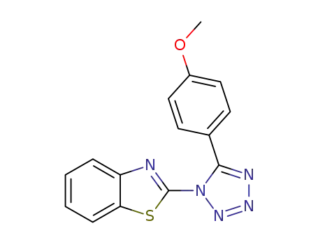 Benzothiazole, 2-[5-(4-methoxyphenyl)-1H-tetrazol-1-yl]-