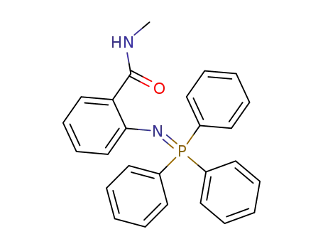 N-methyl o-(triphenylphosphoranylidene)amino benzamide