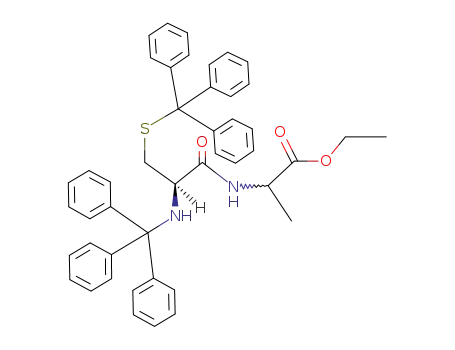 Molecular Structure of 35959-75-2 (ethyl N,S-ditritylcysteinylalaninate)