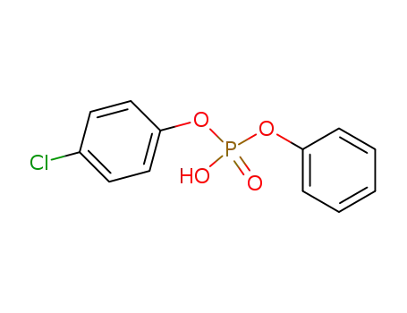 Molecular Structure of 59447-19-7 (Phosphoric acid, mono(4-chlorophenyl) monophenyl ester)
