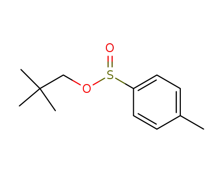 Molecular Structure of 13146-08-2 (Toluol-4-sulfinsaeure-neopentylester)
