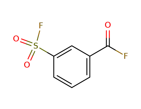 Molecular Structure of 130306-65-9 (Benzoyl fluoride, 3-(fluorosulfonyl)- (9CI))