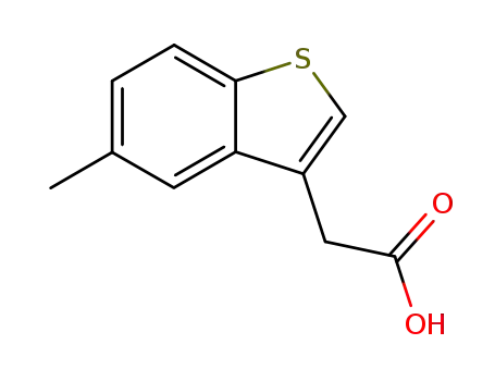 Molecular Structure of 1735-12-2 ((5-Methyl-benzo(b)thiophen-3-yl)acetic acid)