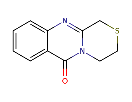 Molecular Structure of 72456-17-8 ([1,4]Thiazino[3,4-b]quinazolin-6(1H)-one, 3,4-dihydro-)
