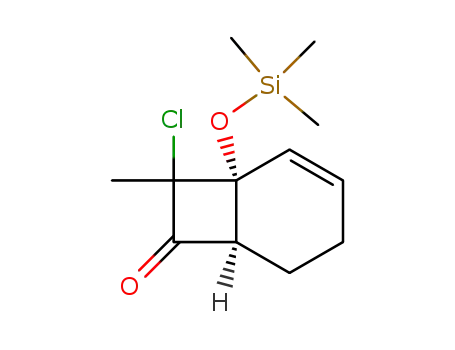 8-chloro-8-endo-methyl-1-(trimethylsiloxy)bicyclo<4.2.0>oct-2-en-7-one