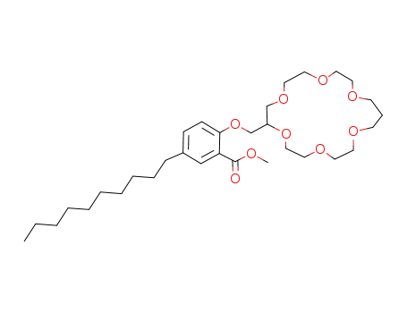 5-Decyl-2-(1,4,7,10,13,16-hexaoxa-cyclononadec-8-ylmethoxy)-benzoic acid methyl ester