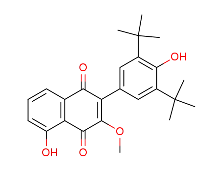 1,4-Naphthalenedione,
2-[3,5-bis(1,1-dimethylethyl)-4-hydroxyphenyl]-5-hydroxy-3-methoxy-