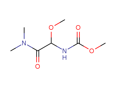 Carbamic  acid,  [2-(dimethylamino)-1-methoxy-2-oxoethyl]-,  methyl  ester  (9CI)