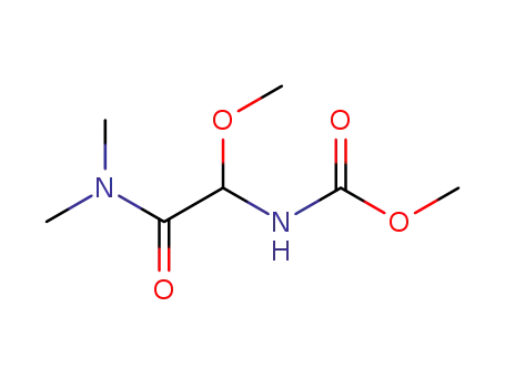 Molecular Structure of 143995-57-7 (Carbamic  acid,  [2-(dimethylamino)-1-methoxy-2-oxoethyl]-,  methyl  ester  (9CI))
