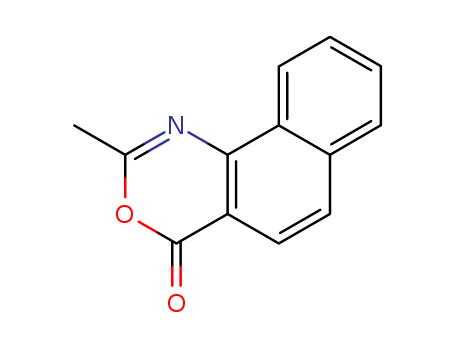 Molecular Structure of 101855-18-9 (4H-Naphth[1,2-d][1,3]oxazin-4-one, 2-methyl-)