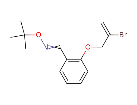 Benzaldehyde, 2-[(2-bromo-2-propenyl)oxy]-,
O-(1,1-dimethylethyl)oxime