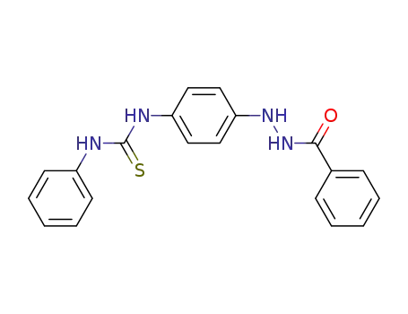 Molecular Structure of 63402-04-0 (Benzoic acid, 2-[4-[[(phenylamino)thioxomethyl]amino]phenyl]hydrazide)