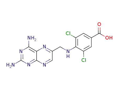 3,5-Dichloro-4-[(2,4-diamino-pteridin-6-ylmethyl)-amino]-benzoic acid
