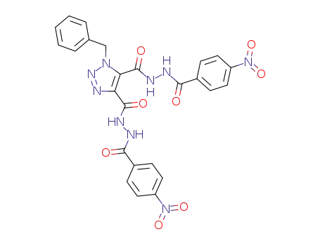 4,5-Bis<N'-(p-nitrobenzoyl)-N-hydrazinocarbonyl>-1-benzyl-1,2,3-triazole