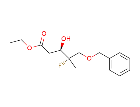 (3S,4S)-ethyl 5-(benzyloxy)-4-fluoro-4-methyl-3-hydroxypentanoate